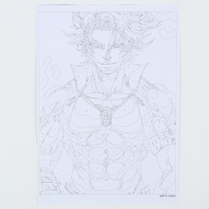 Картина по номерам с подрамником «Накаченный парень», 30 х 40 см