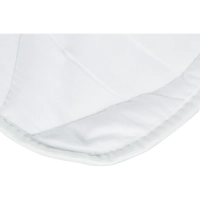 Одеяло Luscan 140х205 стег, кант, 300-350гр/м2 (холлофайбер/микрофибра),бел