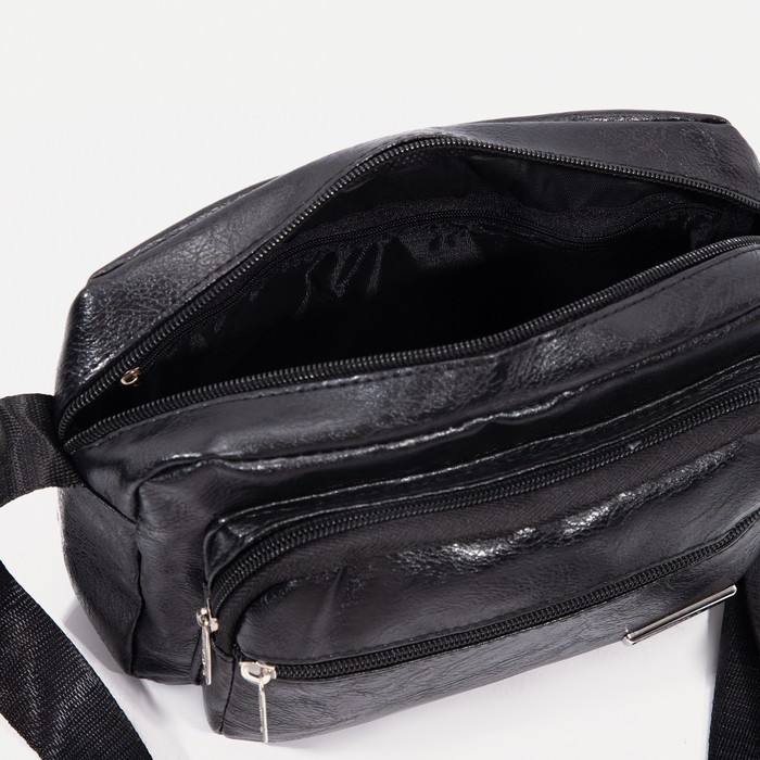 Сумка мужская, цвет чёрный Сумка мужская, цвет чёрный