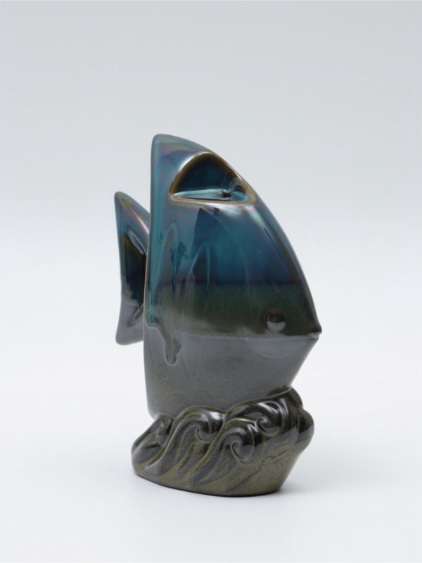 Подставка для благовоний TAKE IT EASY «Рыбка», набор благовоний конусы, стелющийся дым, 6.7×5.1×4.3см