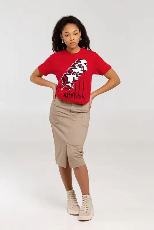 Футболка «Меламед. Kraftwerk», красная, размер S Футболка «Меламед. Kraftwerk», красная, размер S