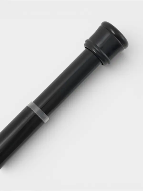 Карниз для ванной &laquo;Доляна&raquo;, телескопический, 110-200 см, стальной, черный