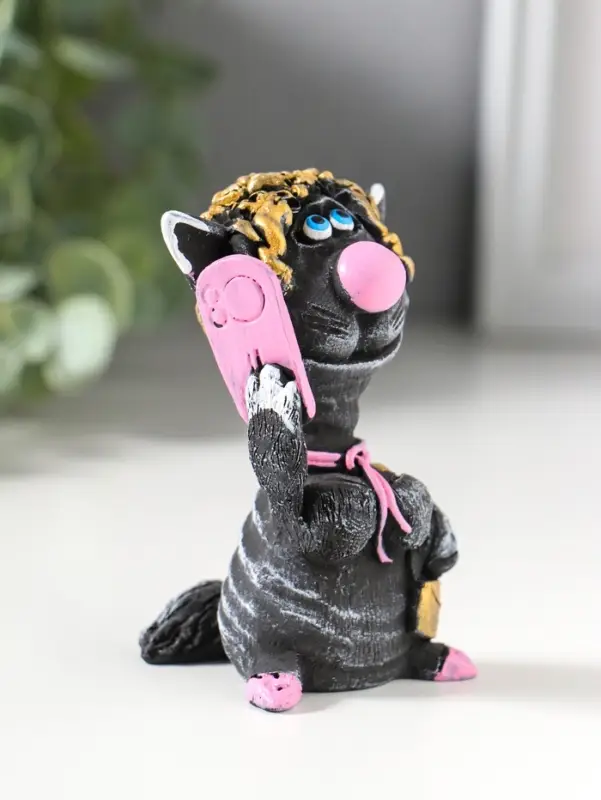 Фигура "Жена кота Романтика", 8,7х4,4х4,4 см