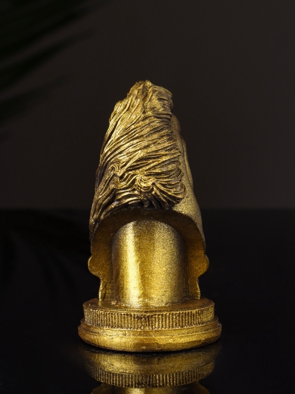 Фигура Фигура "Конь " 9х6 см, цвет старое золото