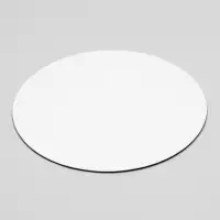 Подложка для торта усиленная, 30 см, чёрный - белый, 3.2 мм