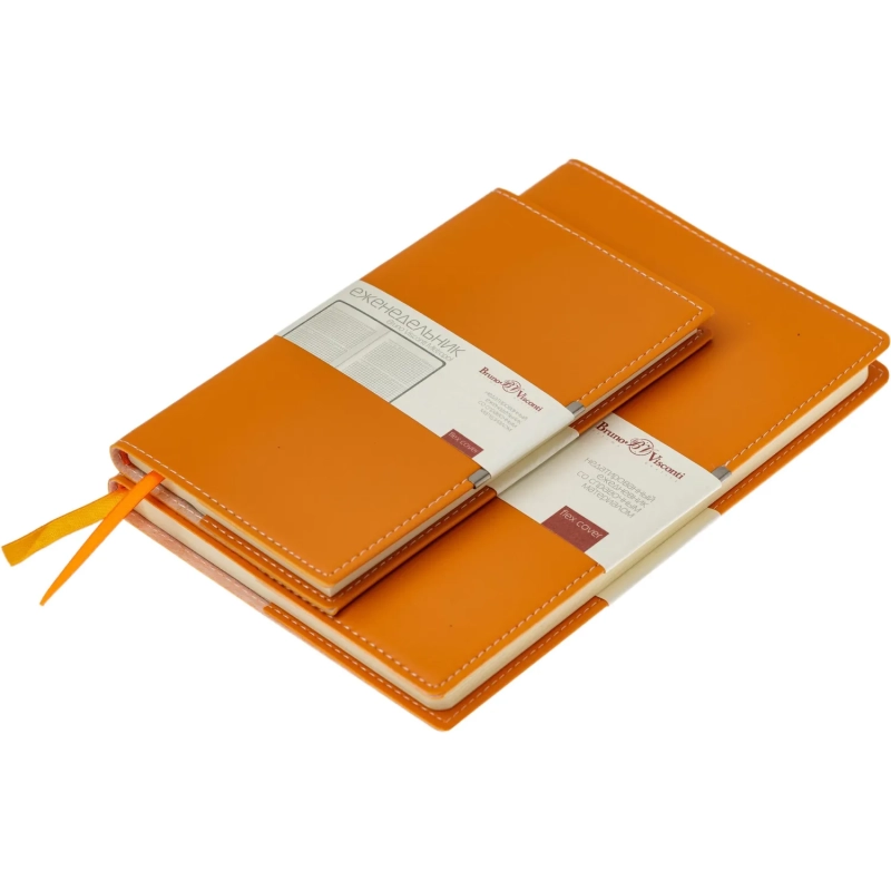 Ежедневник недатированный А5  METROPOL  (ОРАНЖЕВЫЙ)3-491/04