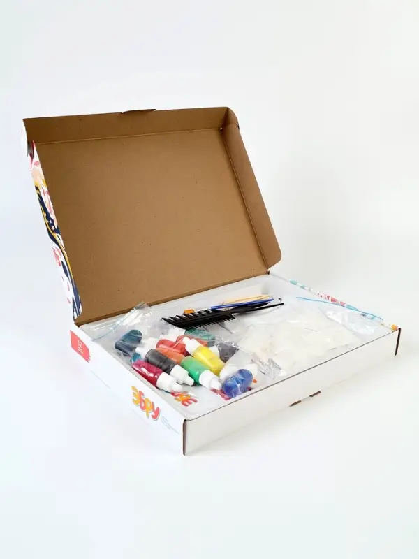 Набор для рисования на воде эбру, 12 цветов, А4