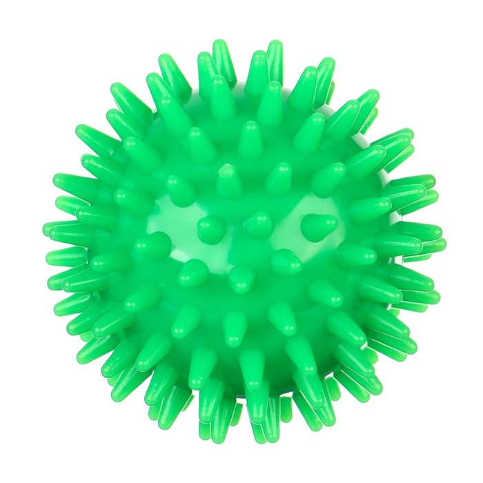 Развивающий массажный мячик, диаметр 7 см, цвет зеленый, Крошка Я Развивающий массажный мячик, диаметр 7 см, цвет зеленый, Крошка Я