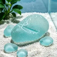 Декоративные камни для аквариума, 500 г, стекло