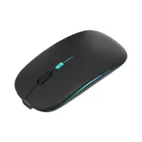 Мышь MB-2.4 беспроводная, оптическая, подсветка, 800-1600 dpi, USB, Bluetooth, чёрная