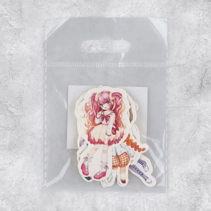 Наклейки-стикеры, набор «Аниме», 5×5 см