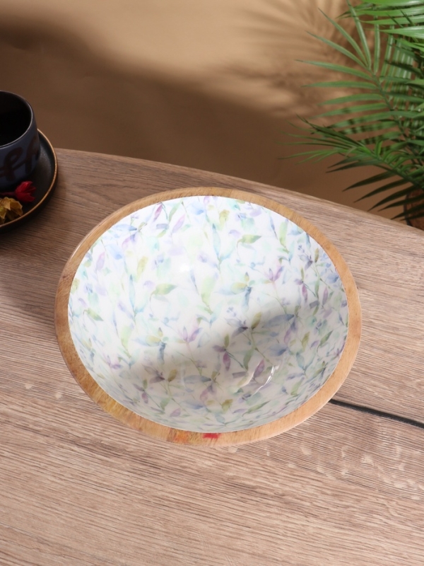 Салатник «Оттеник сирени», 25×25×10 см, дерево манго Салатник «Оттеник сирени», 25×25×10 см, дерево манго