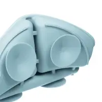 Посуда детская силиконовая, 7 предметов, голубой, Крошка Я