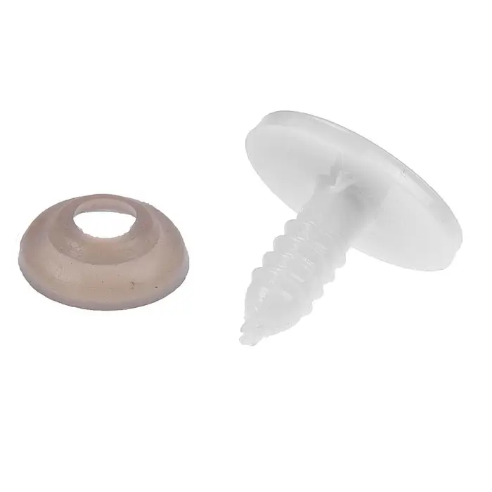 Глаза винтовые с заглушками, набор 4 шт, размер 1 шт: 1,85×1,5 см Глаза винтовые с заглушками, набор 4 шт, размер 1 шт: 1,85×1,5 см