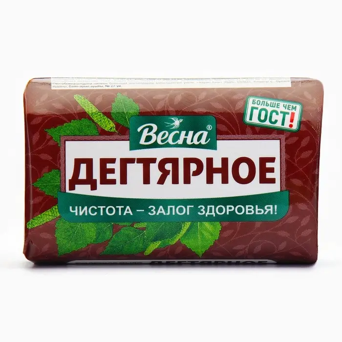 Мыло &laquo;Весна&raquo; Дегтярное, 90 г