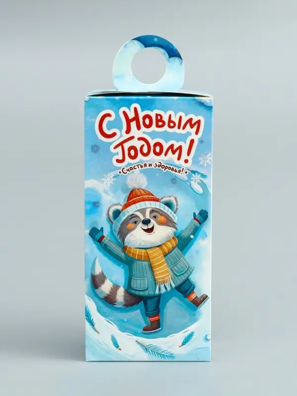 Подарочная новогодняя коробка «Снежные игры» , сюрприз 11×6×21 см Подарочная новогодняя коробка «Снежные игры» , сюрприз 11×6×21 см