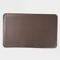 Коврик для дома из дутого ПВХ, 51&times;81&times;1.9 см, коричневый - чёрный