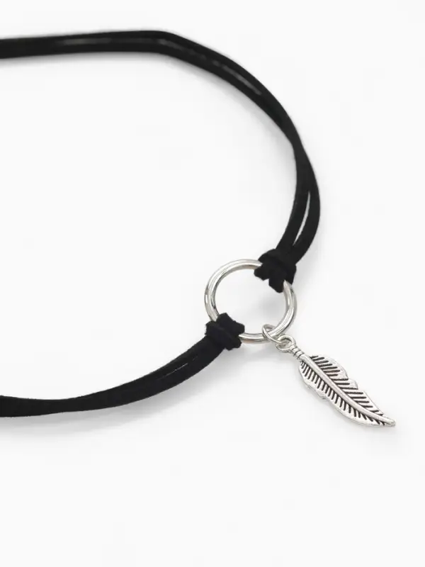 Чокер &laquo;Ассорти романтика&raquo;, набор 4 шт. чёрный в серебре, 30.5 см