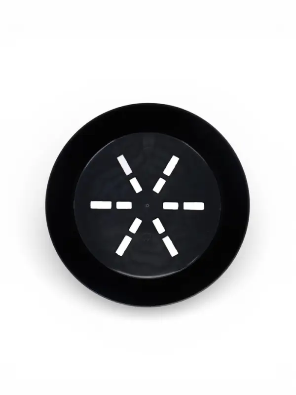 Горшок для цветов &laquo;Япония&raquo;, 3 л, d=22 см, h=20 см, пластиковый, с поддоном, графитовый