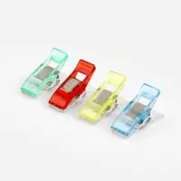 Зажимы для шитья и кроя/прищепки для шитья 1*2,7см (наб 20шт цена за наб) разноцвет