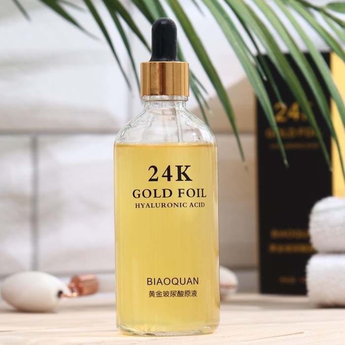 Косметическая сыворотка для лица с биозолотом и гиалуроновой кислотой, 100 мл Косметическая сыворотка для лица с биозолотом и гиалуроновой кислотой, 100 мл