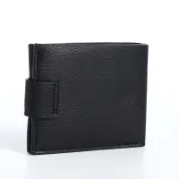 Портмоне мужское &laquo;Бадр&raquo;, на кнопке, отдел для карт, монет, чёрное