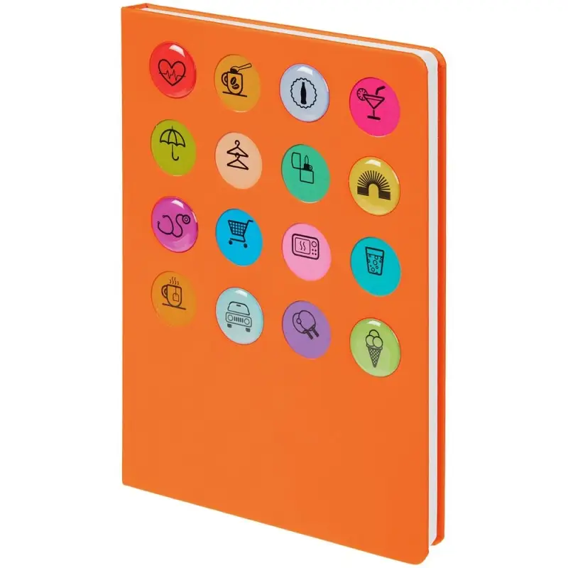 Ежедневник «История изобретений», недатированный, оранжевый Ежедневник «История изобретений», недатированный, оранжевый