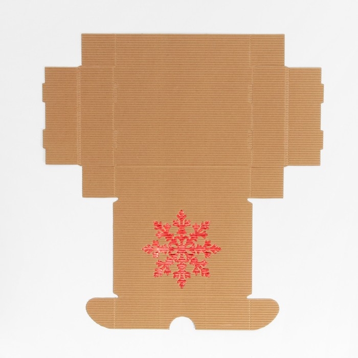 Коробка подарочная новогодняя складная рифлёная «В новый год», 21 х 15 х 5 см, Новый год Коробка подарочная новогодняя складная рифлёная «В новый год», 21 х 15 х 5 см, Новый год