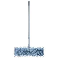 Швабра со смен.насадкой тм VETTA, ручка телескоп. металл, пластик 70-120см, насадка микрофиб. 95г/м2