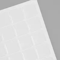 Стикеры эпоксидные прозрачные заготовки 3d=100 шт. 3&times;3 см