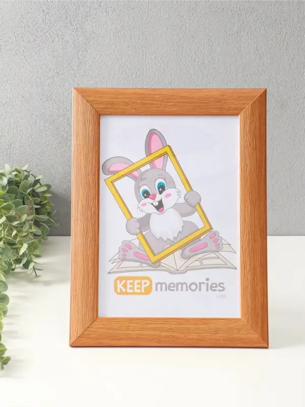 Фоторамка для фото 21&times;30 см Keep memories Luxe Elegance, с ножкой, пластик, бежевый, (пластиковый экран)