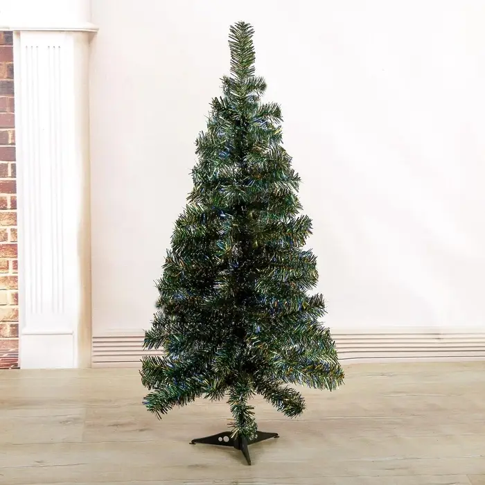 Искусственная ёлка цветная &laquo;Зимнее волшебство. Радуга&raquo; синий, 90 см, d нижнего яруса 40 см, d иголок 6 см, 90 ПВХ веток отгибаются