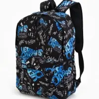 Рюкзак школьный, 3 кармана, 1 отделение, 30&times;13&times;42 см, синий