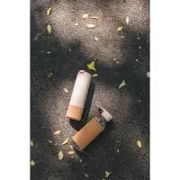 Бутылка для воды Magistro Cork, c элементами пробки, 450 мл, 7&times;7&times;23 см, пластик, бежевая