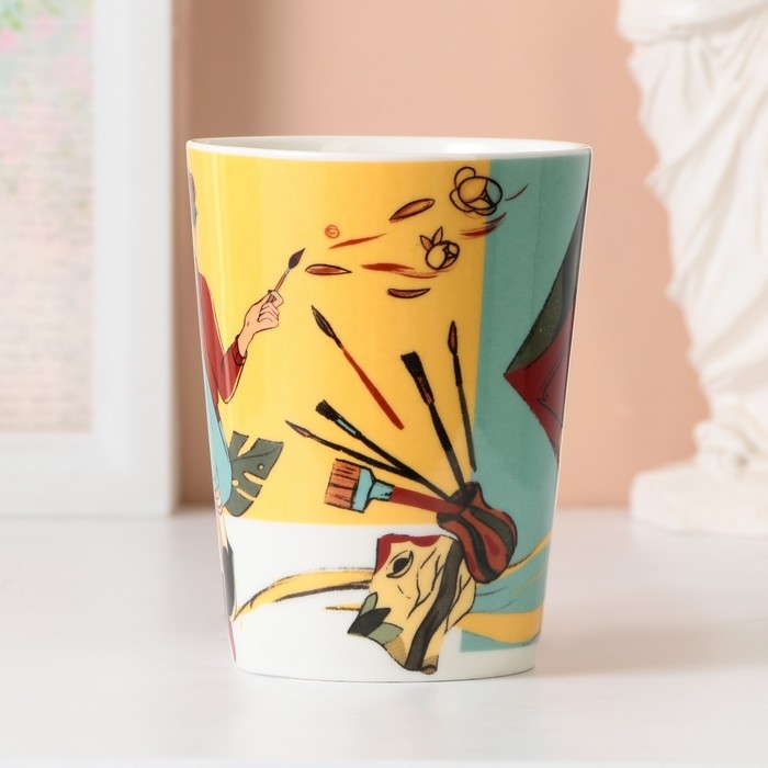 Кружка керамическая Дорого внимание «Создавай красоту», 420 мл