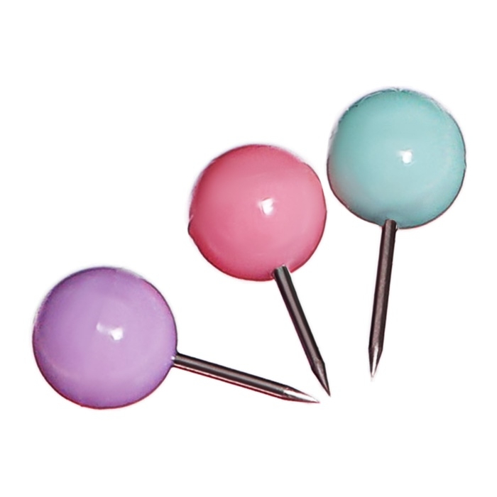 Кнопки силовые ШАРИКИ пастель 50 штук в пластиковой коробке Кнопки силовые ШАРИКИ пастель 50 штук в пластиковой коробке