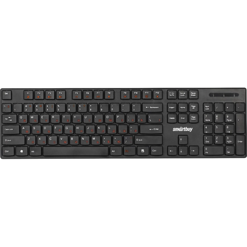 Клавиатура Smartbuy ONE 238 проводная мультимедийная USB черн (SBK-238U-K)