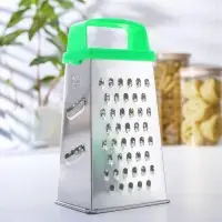 Тёрка Доляна, 4 грани, 11&times;8.5&times;22 см, металл, МИКС