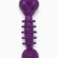 Жевательная игрушка для собак &laquo;Спортсмен&raquo;, 15.5 см, TPR, фиолетовая