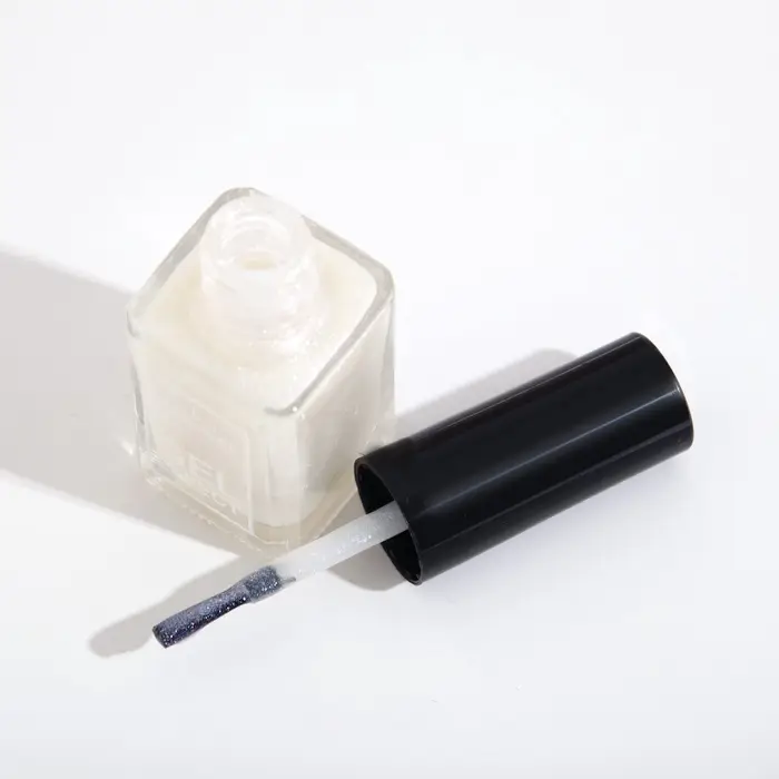 Лак для ногтей с эффектом геля &laquo;Формула&raquo;, тон 387, белый перламутровый искрящийся