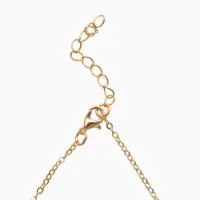 Бусы с кулоном детские &laquo;Выбражулька. Альпака&raquo;, бисер, 41 см, белые в золоте