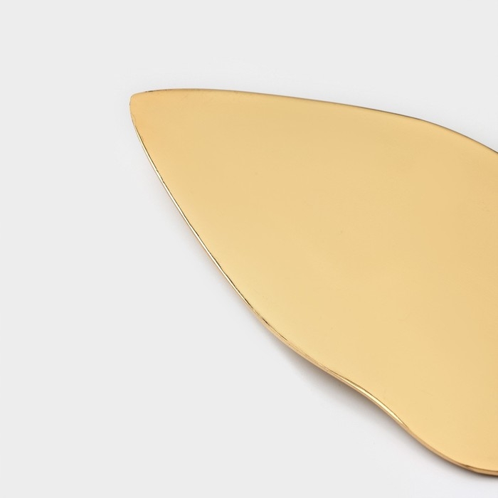 Набор для торта Elegance, 2 предмета: нож длина 28 см, лопатка длина 26 см, цвет золотой Набор для торта Elegance, 2 предмета: нож длина 28 см, лопатка длина 26 см, цвет золотой