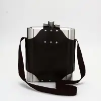 Фляжка для алкоголя &laquo;СССР&raquo;, нержавеющая сталь, чехол, 3.8 л