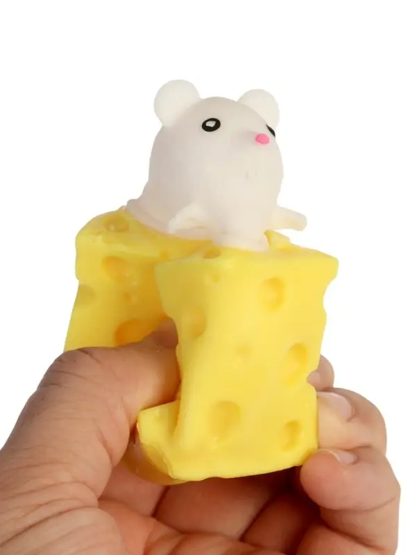 Антистресс игрушки &laquo;Большой сенсорный набор&raquo;, pop tubes, гусеница, мялка &laquo;Сыр&raquo; - прикол