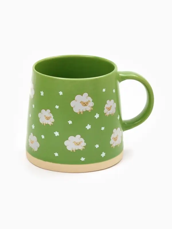 Кружка чайная керамическая «Барашек», 360 мл, ручная работа Кружка чайная керамическая «Барашек», 360 мл, ручная работа