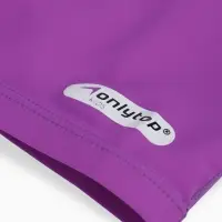 Шапочка для плавания детская ONLYTOP SWIM, тканевая, обхват 46-52 см, цвет фиолетовый Шапочка для плавания детская ONLYTOP SWIM, тканевая, обхват 46-52 см, цвет фиолетовый