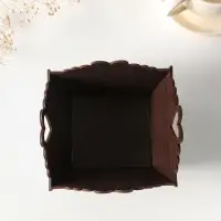 Конфетница квадратная или подставка под пасхальный кулич №4.  10х13х13,5 см