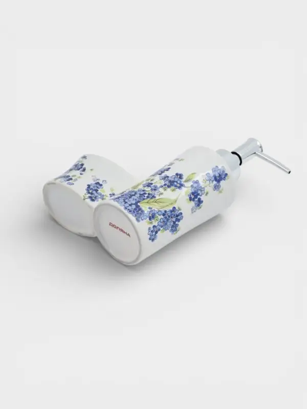 Дозатор для моющего средства с подставкой для губки Доляна &laquo;Лоза&raquo;, 250 мл