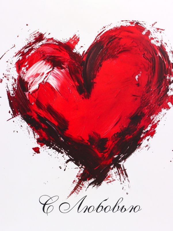 Пакет подарочный ламинированный вертикальный «С любовью», XL 40 × 49 × 19 см