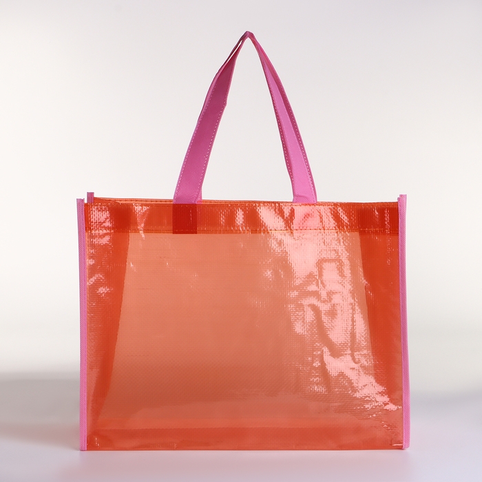 Сумка хозяйственная без застёжки, цвет красный Сумка хозяйственная без застёжки, цвет красный